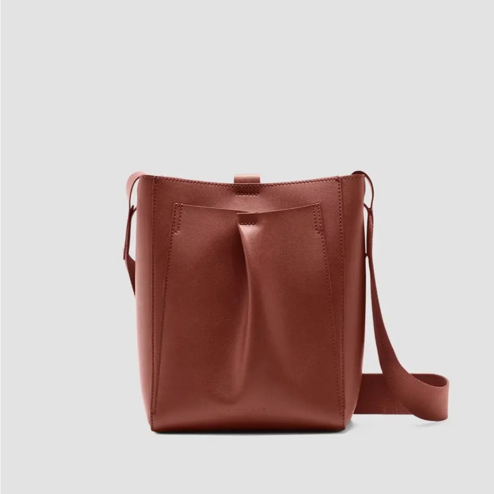 Everlane The Italian Leather Mini Studio Bag Cognac [NEW] [NWT] [MSRP:$199]